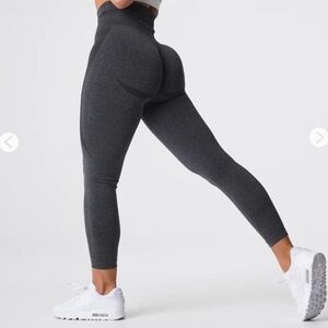 NVGTN Black Speckled Contour Seamless Leggings